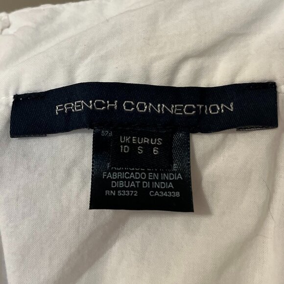 Delicate All-white Ruffled Cotton Top - Picture 6 of 9